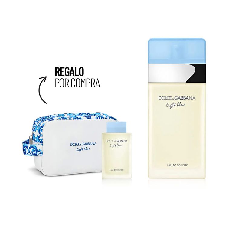 Light Blue EDT 100 ml + Pouch + Mini Talla